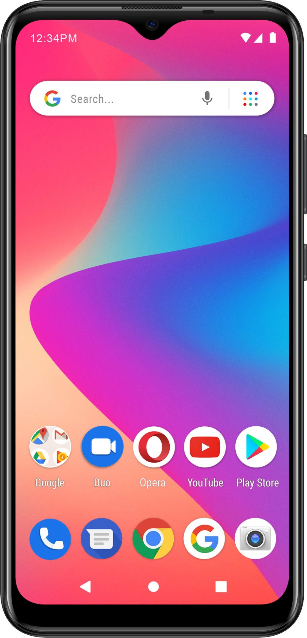 Unlocked Android Smart Phone - Black X1672