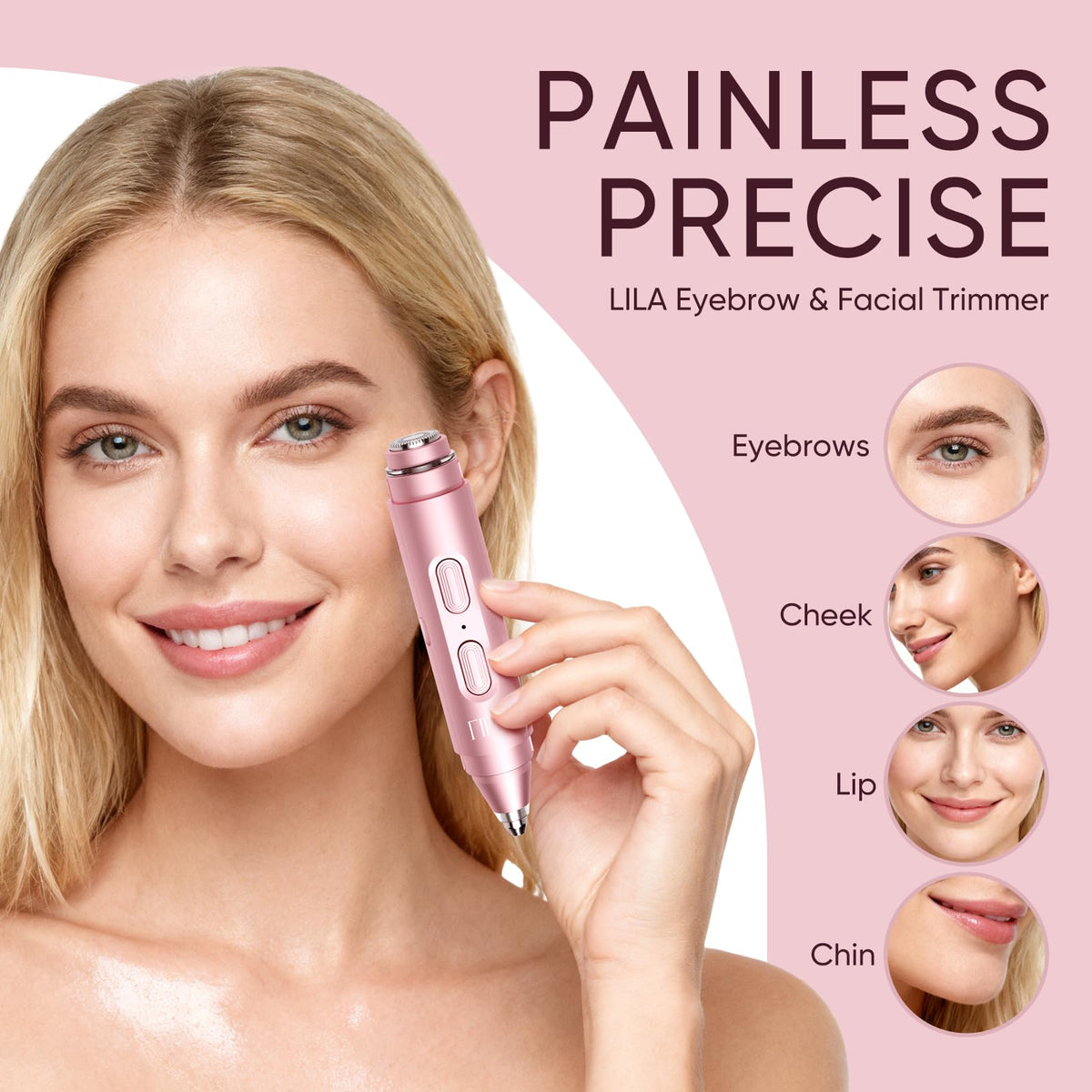 2-in-1 Eyebrow & Nose Hair Trimmer E2898