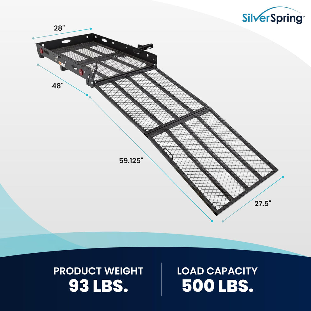 Folding Steel Wheelchair Scooter Carrier Z503