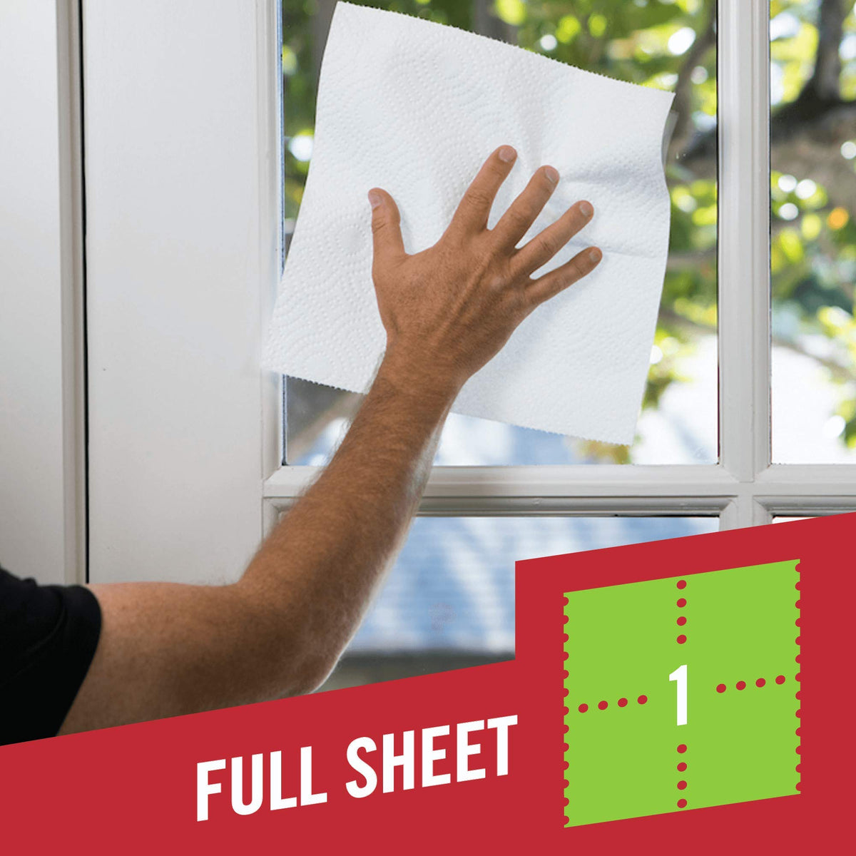 Paper Towels, 8 Triple Rolls, 3 Sheet Size Options Z714161