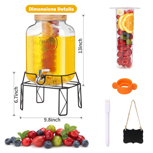 2 Gallon Drink Dispensers with Stand A631