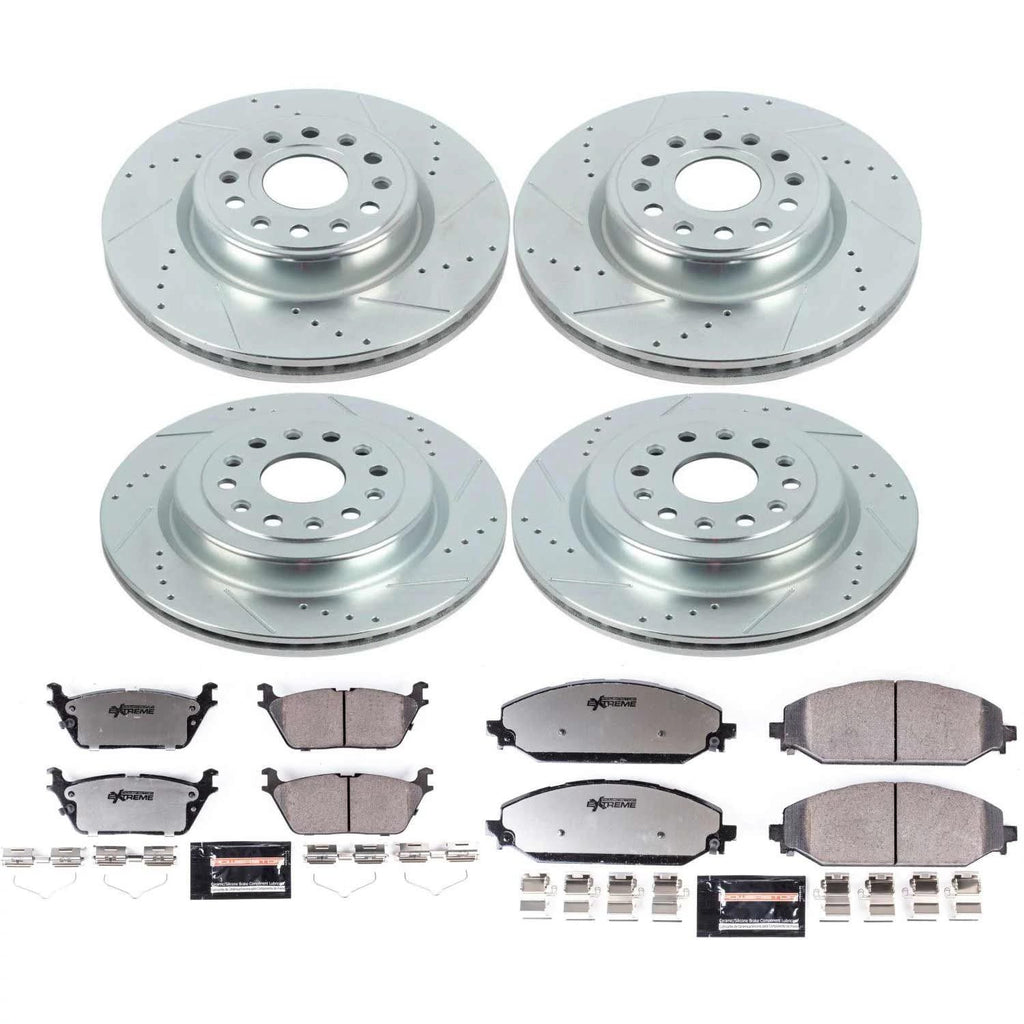 Front & Rear Brake Pad & Rotor Kit B8324