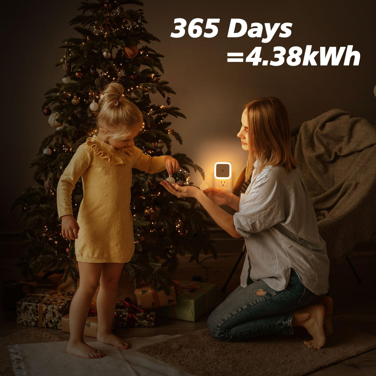 Warm White 8-Pack Plug in Night Light R371469