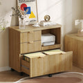 3 Drawer Wood File Cabinet T47622