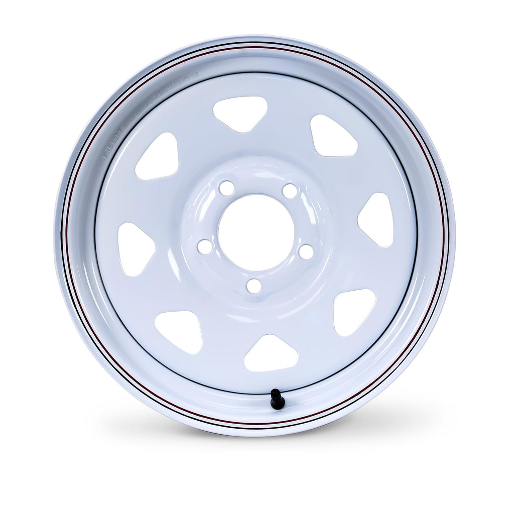 Trailer Tire Wheel ST205/75D15 6PR 101L 5X4.5 White Spoke Rim T328
