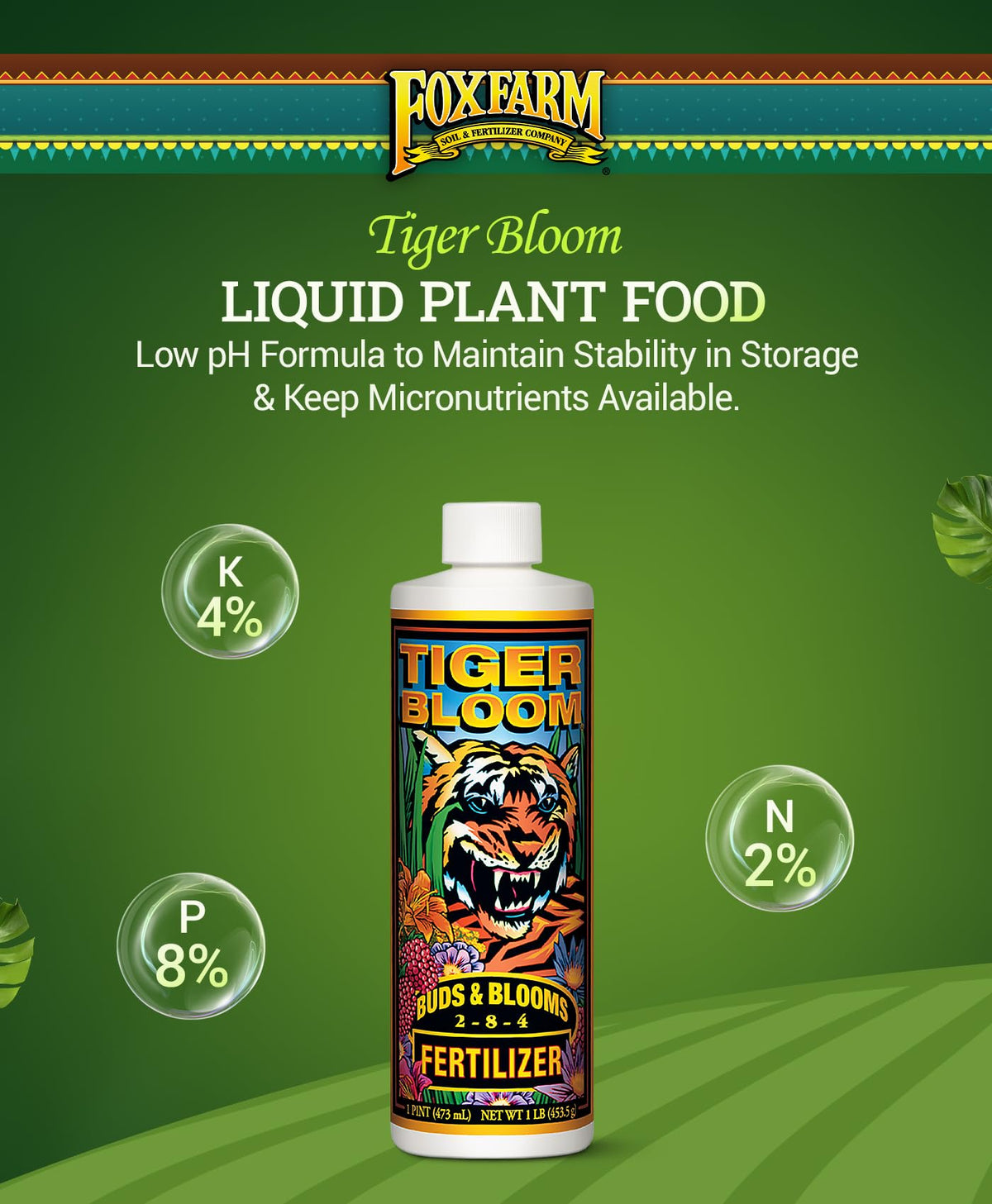 Liquid Plant Food 2-8-4 1 Pint V765