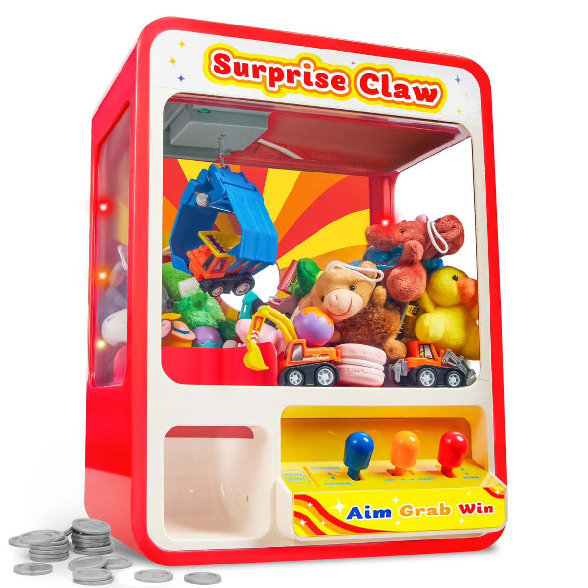 Claw Machine Arcade Toy with LED Light C2355