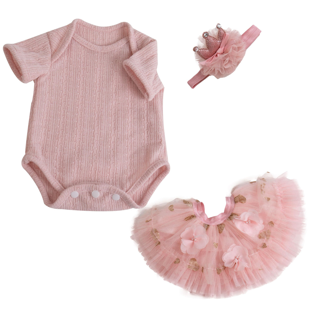 Pink Baby Doll Clothes 17-20 Inches V702