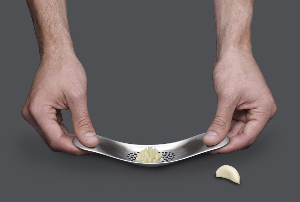Garlic Rocker Crusher Mincer Press Dishwasher Safe Stainless Steel L134