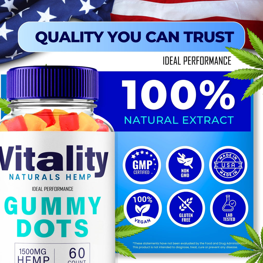 Hemp Gummies with Hemp Seeds Organic Extract 60 Gummies G578795