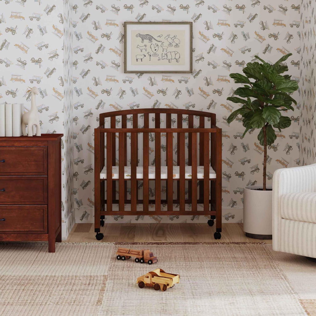 Espresso 3-in-1 Convertible Mini Crib N1334