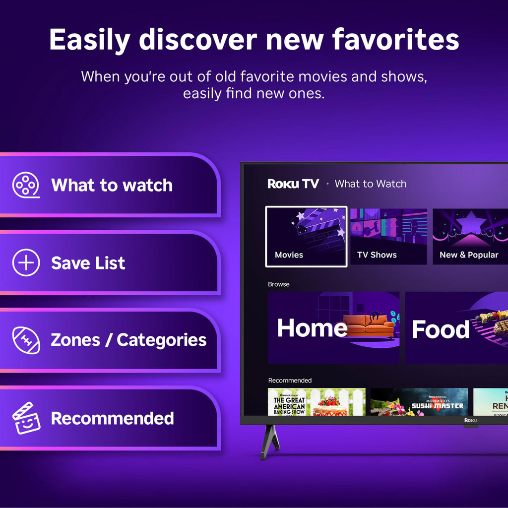 32-Inch 720p HD LED Smart TV D970