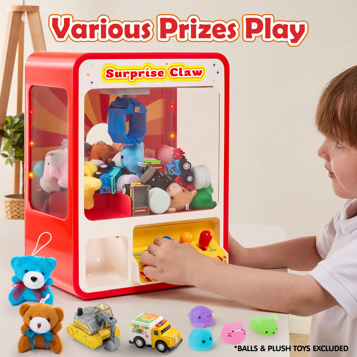 Claw Machine Arcade Toy with LED Light C2355