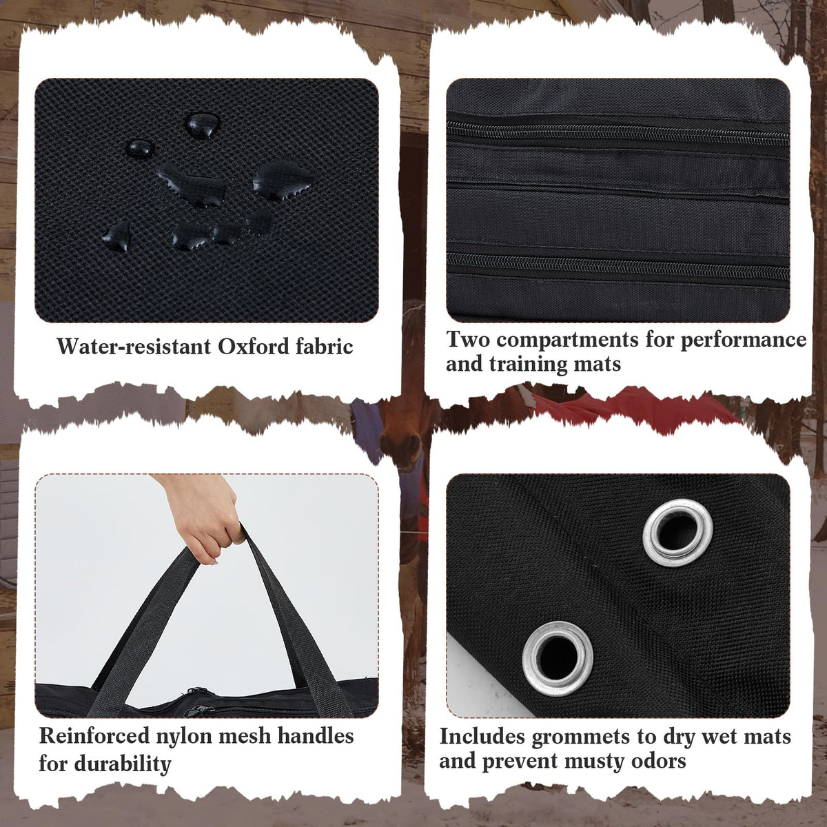 Saddle Pad Bag with Multiple Compartments X670
