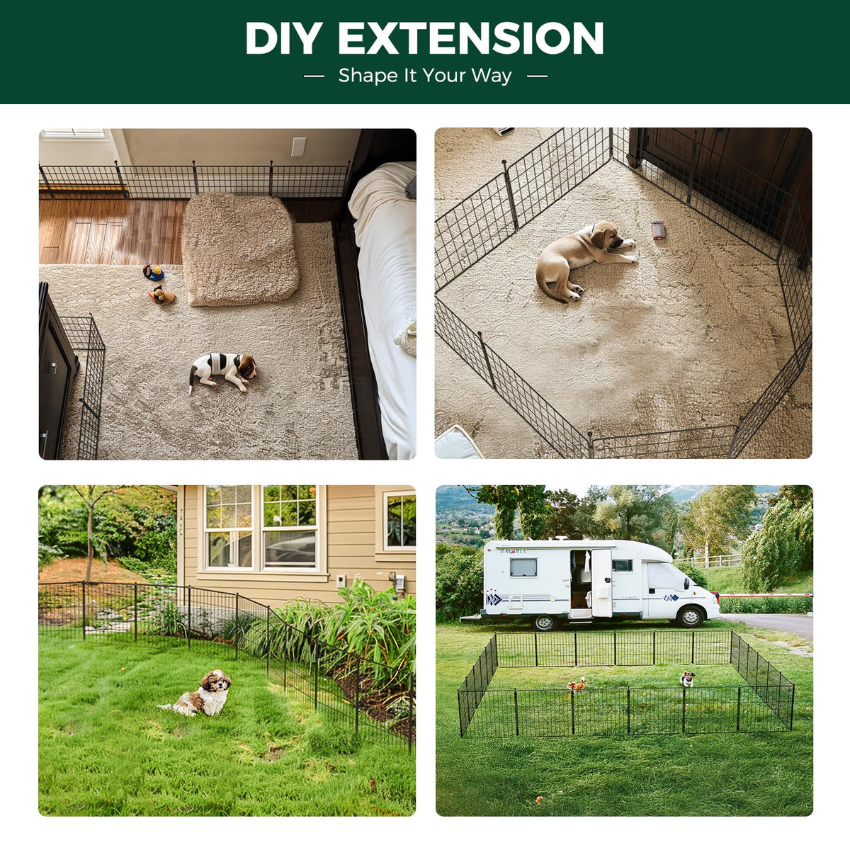 32" H 16 Panels Dog Playpen A63996
