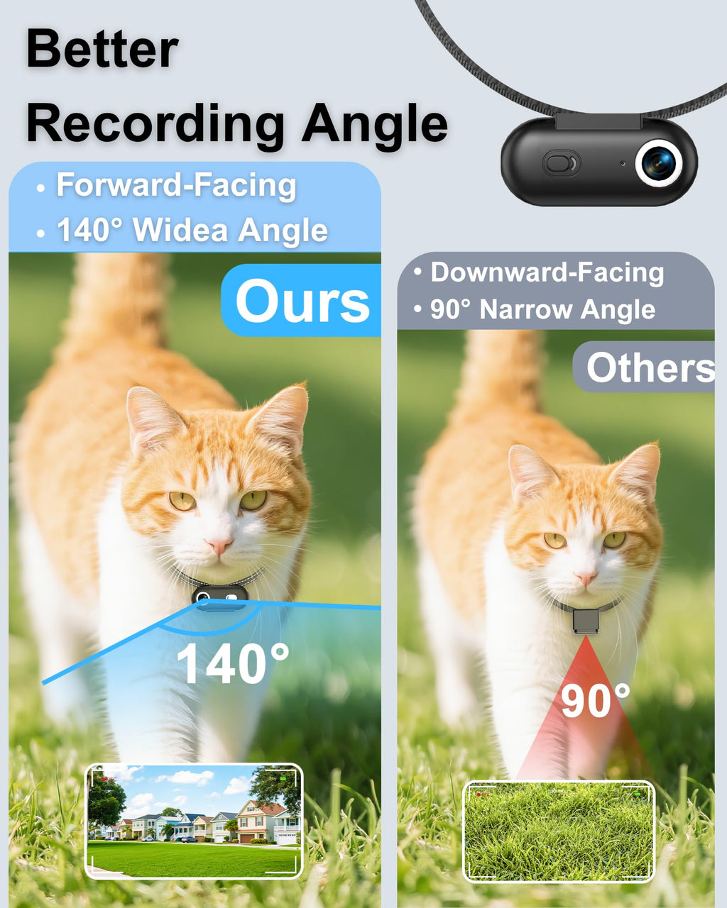 Cat Camera Collar with APP C795913