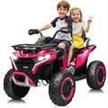 24V Kids ATV Four Wheeler with EVA Tires, 2 Seater, 800W Motors, Remote Control, Pink E113131