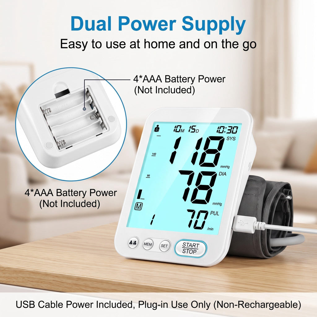 Blood Pressure Monitor Upper Arm with Storage Bag E2270