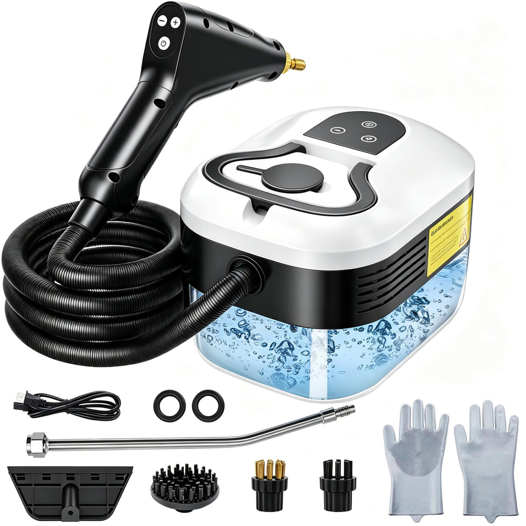 1.2L Portable Handheld Steam Cleaner with 14pcs Accessories T393290
