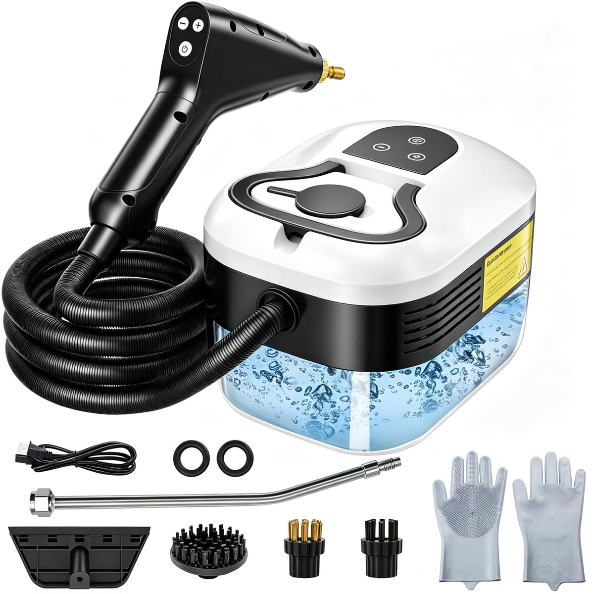 1.2L Portable Handheld Steam Cleaner with 14pcs Accessories T393290