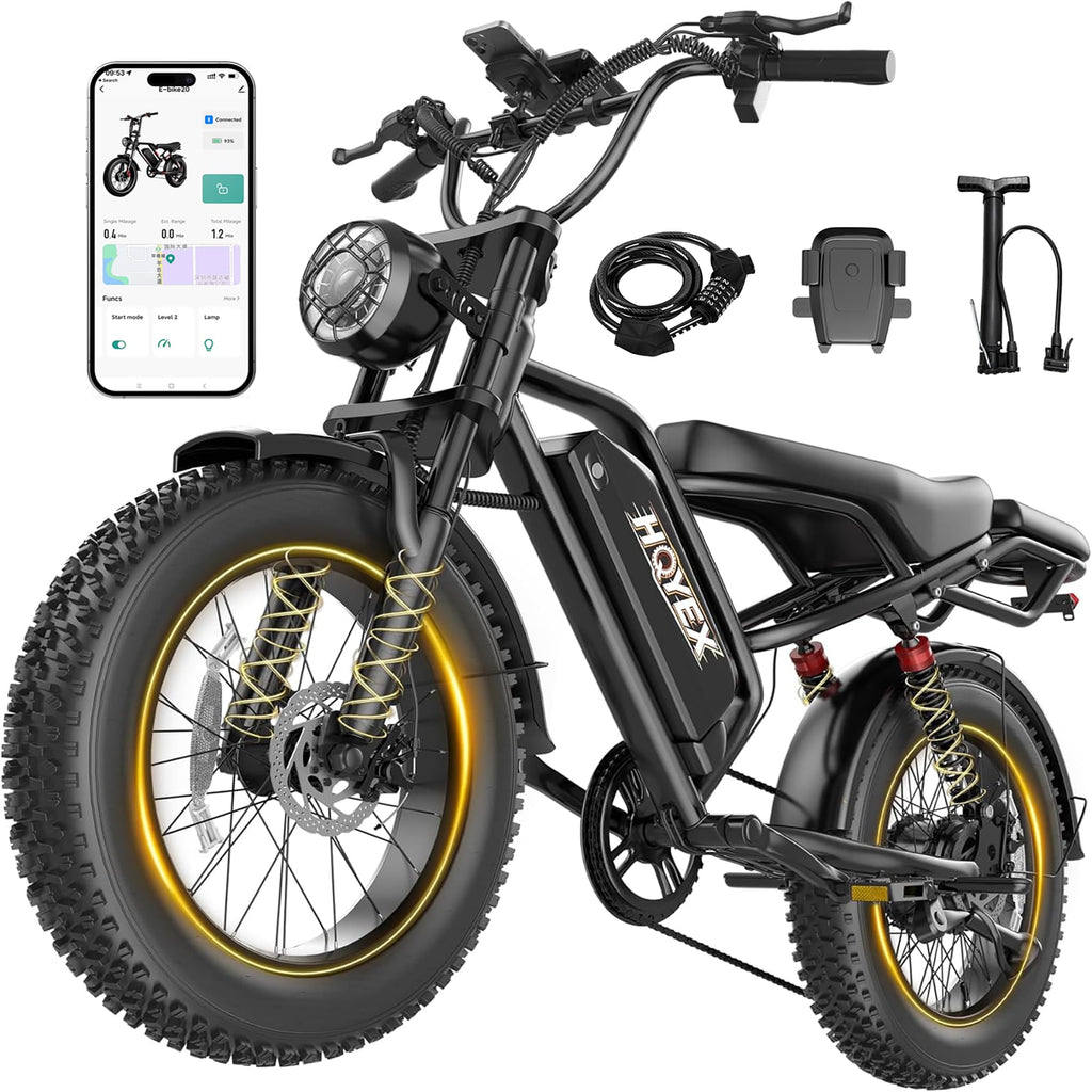 1500W 20" Fat Tire Electric Bike with 48V 20Ah Battery K34202