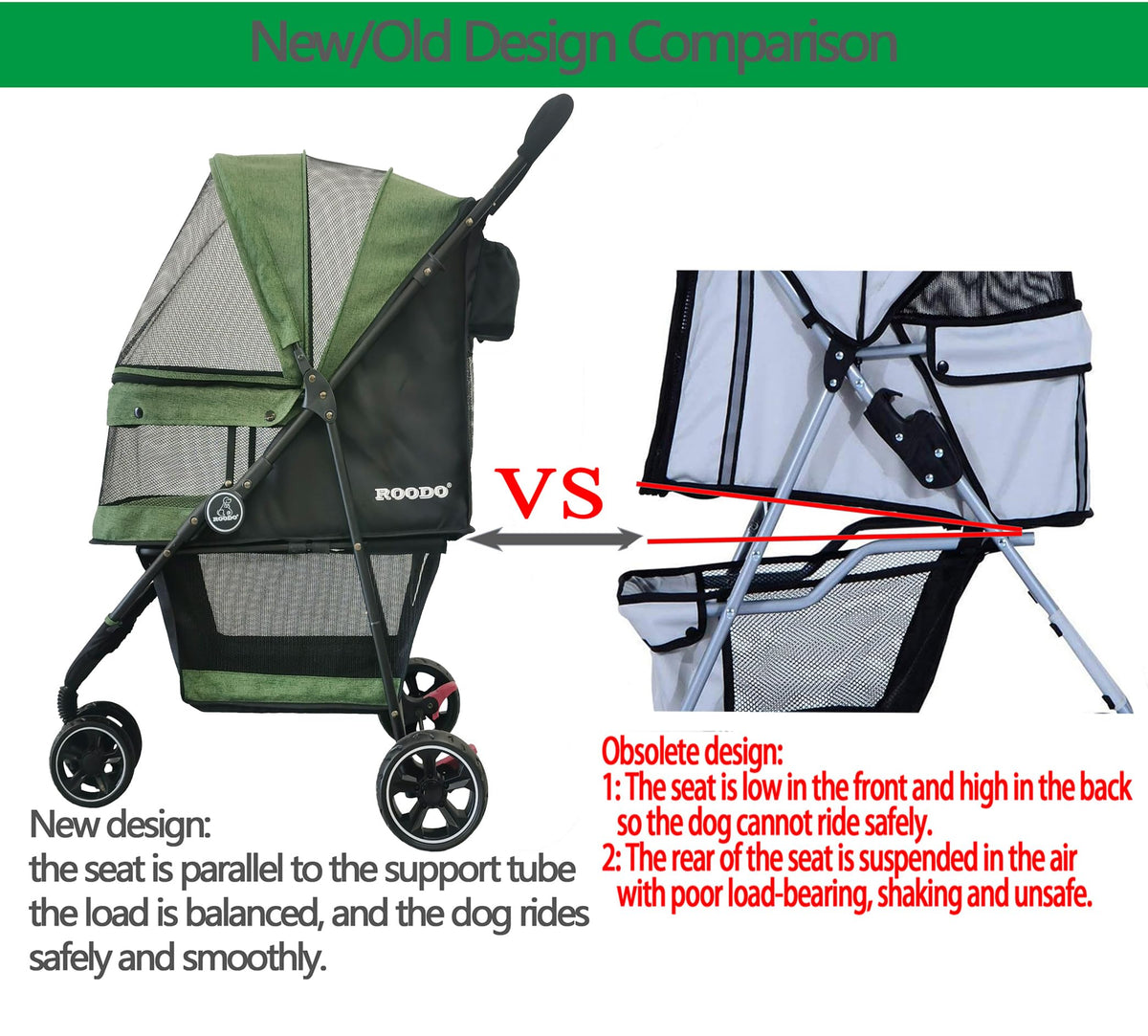 3 Wheel Foldable Pet Stroller S47704