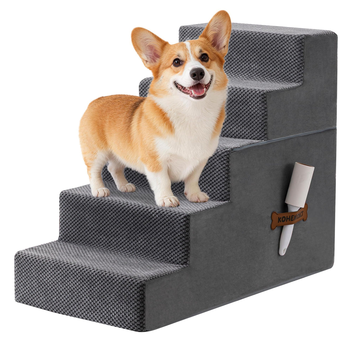 Detachable Non-Slip Grey Dog Stairs I370