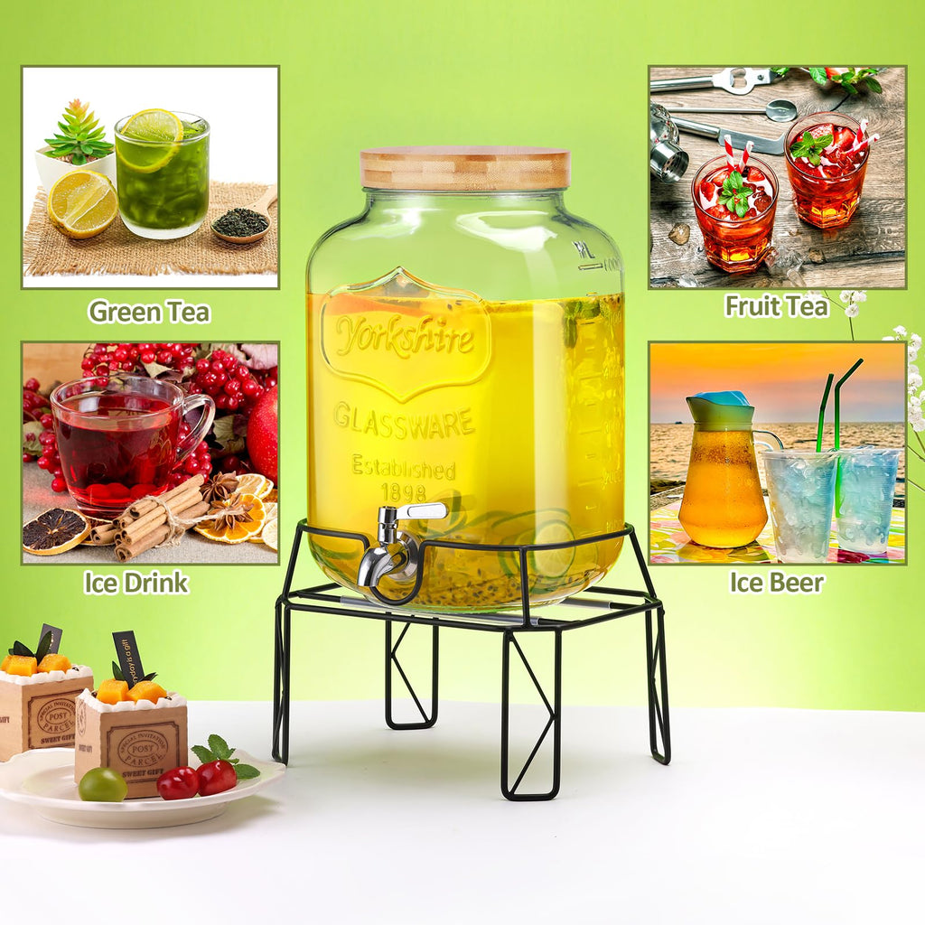2 Gallon Drink Dispensers with Stand A631