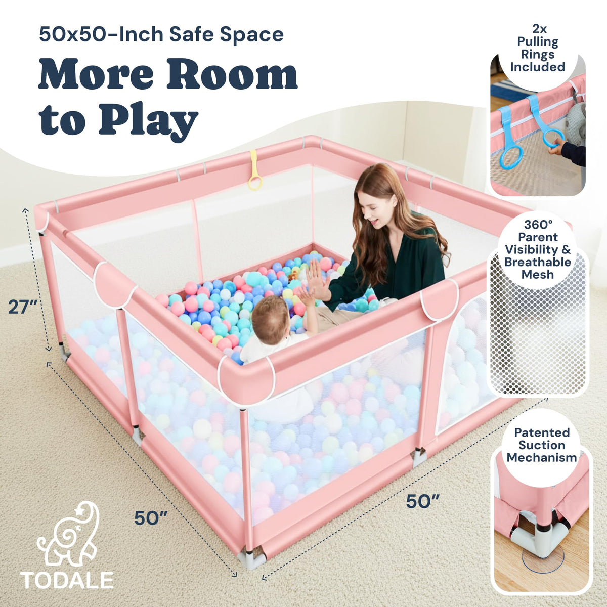 Foldable Play Pen A39046