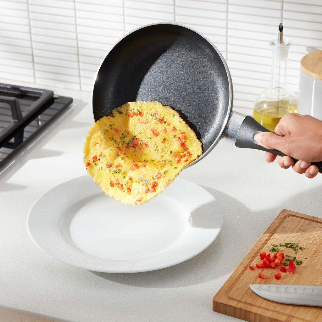 Ceramic Nonstick Frying Pan Set, 3-Piece, Black L794062