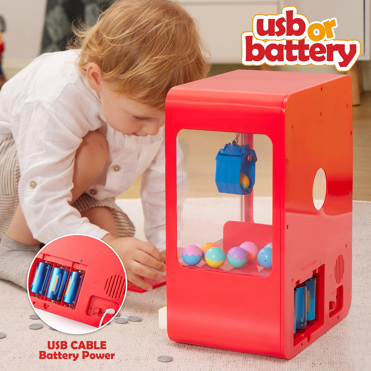 Claw Machine Arcade Toy with LED Light C2355
