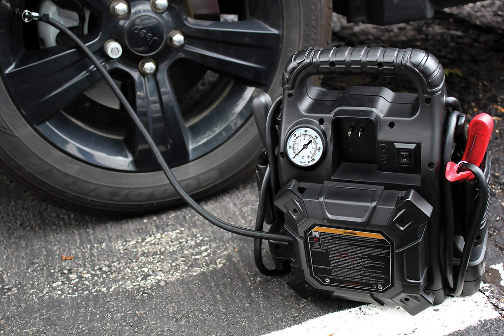 1100 Peak Amp Jump Starter with Air Compressor Z80922
