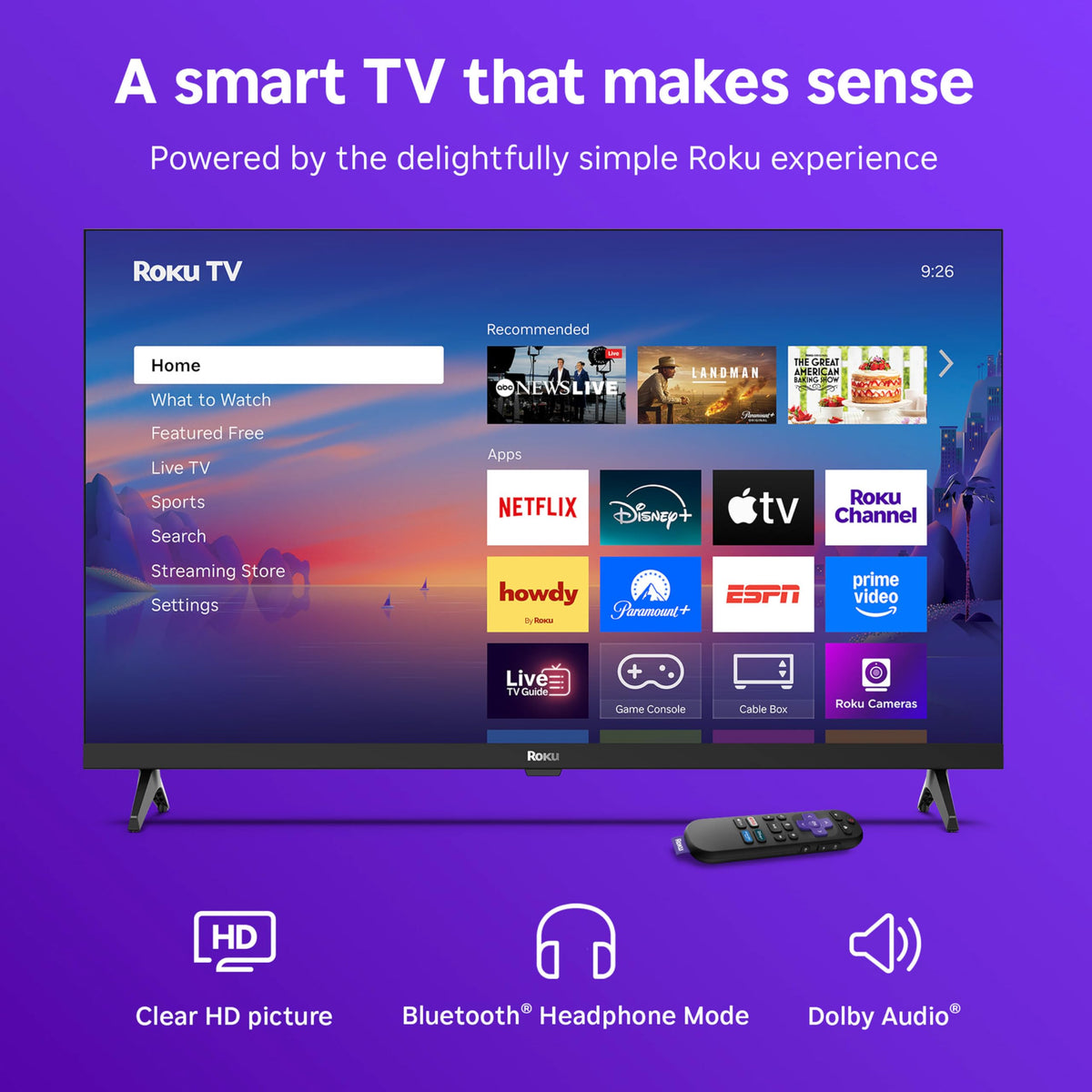 32-Inch 720p HD LED Smart TV D970
