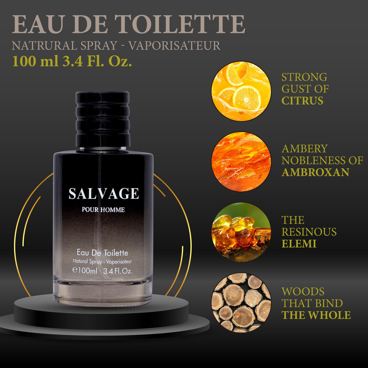 Men's Eau De Toilette Spray 3.4 Oz N3426