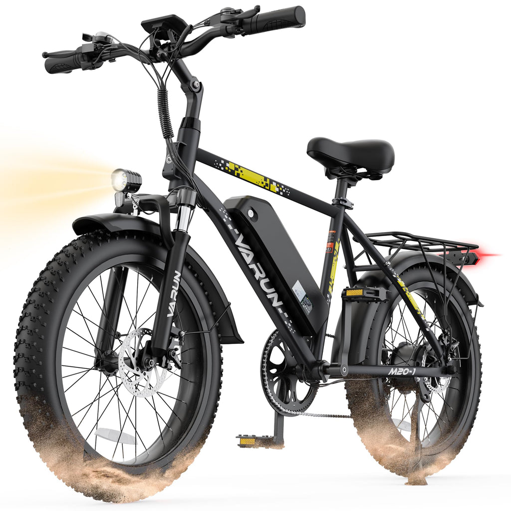 1000W Peak Motor 60+ Miles Fat Tire Electric Bike G9261