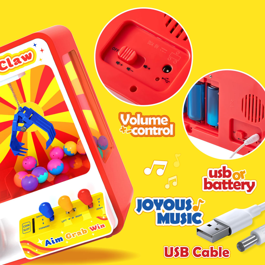 Claw Machine Arcade Toy with LED Light C2355