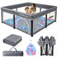 Foldable Baby Playpen with Mat and Ocean Balls S706