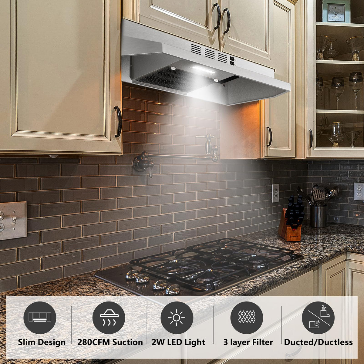 30 inch Under Cabinet Stainless Steel Range Hood C697046