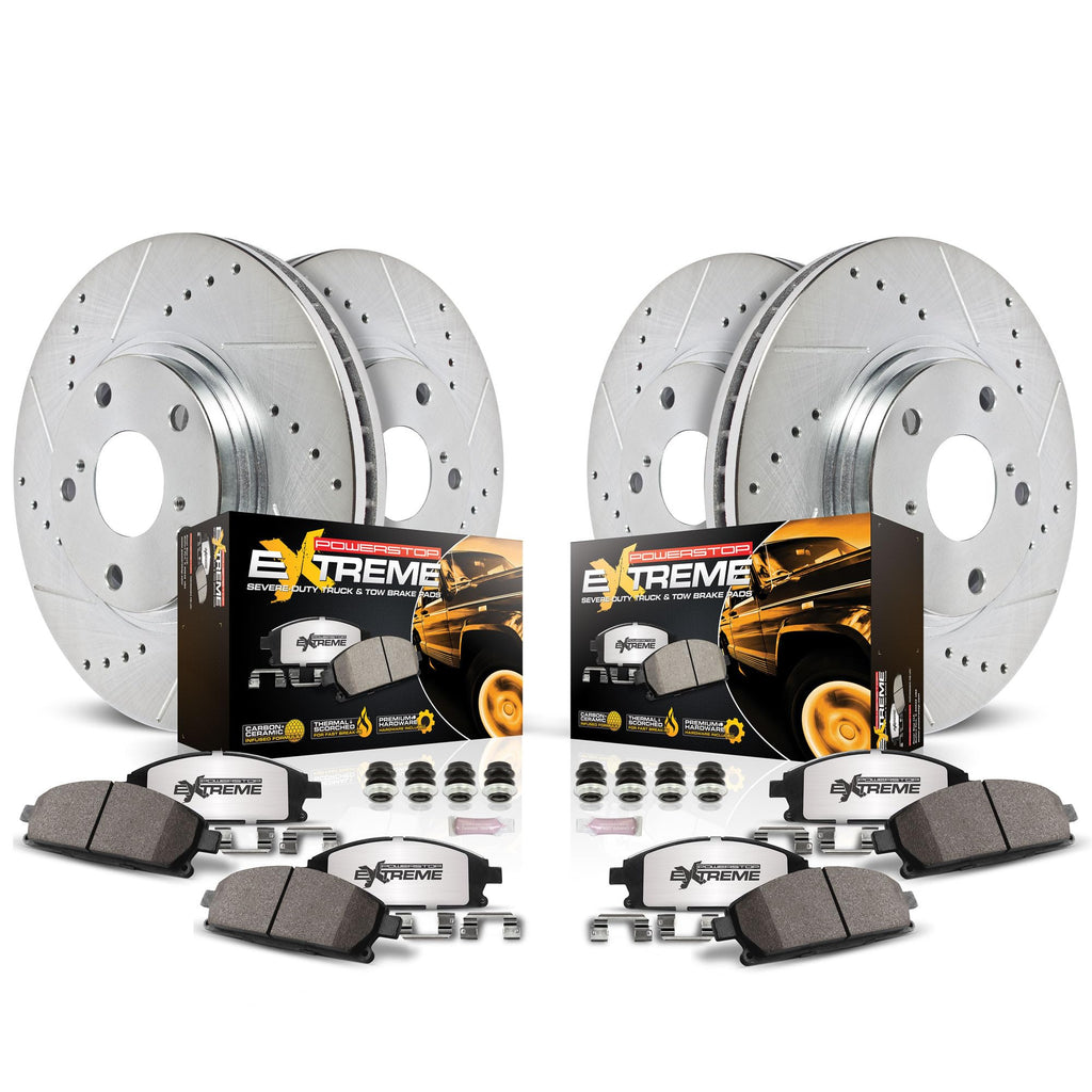 Front & Rear Brake Pad & Rotor Kit B8324