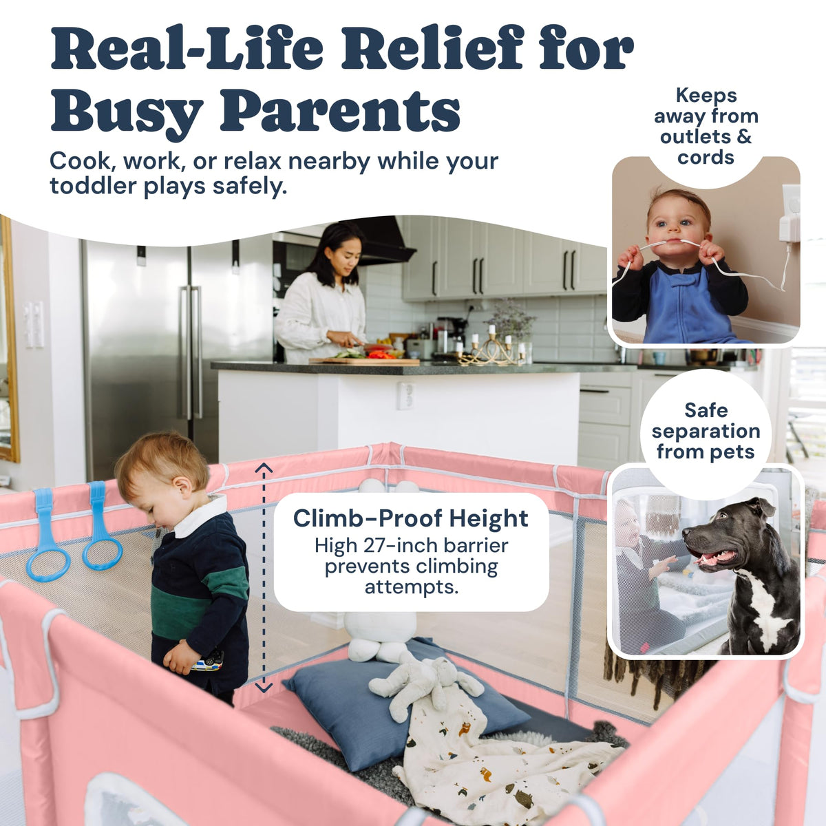 Foldable Play Pen A39046