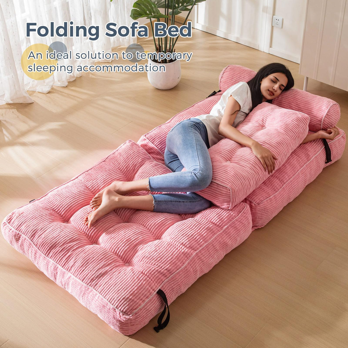 Folding Sofa Bed with Pillow N963