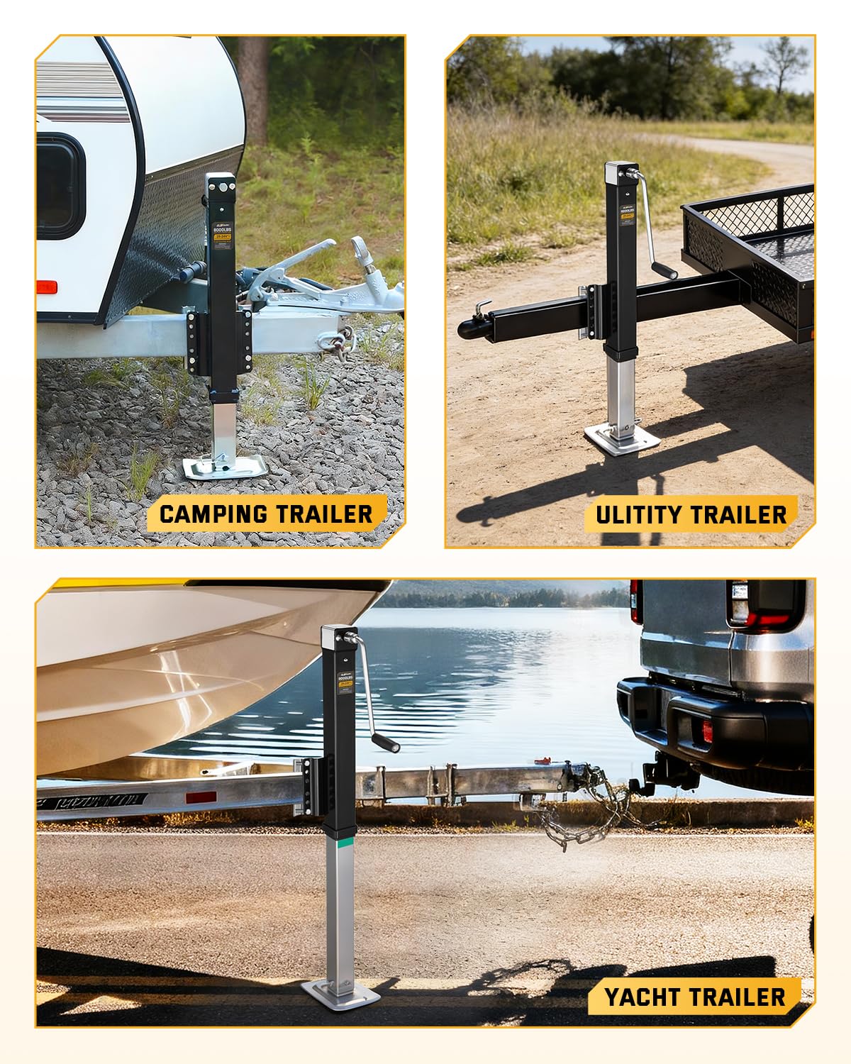 8000 lbs A-Frame Trailer Jack K40452