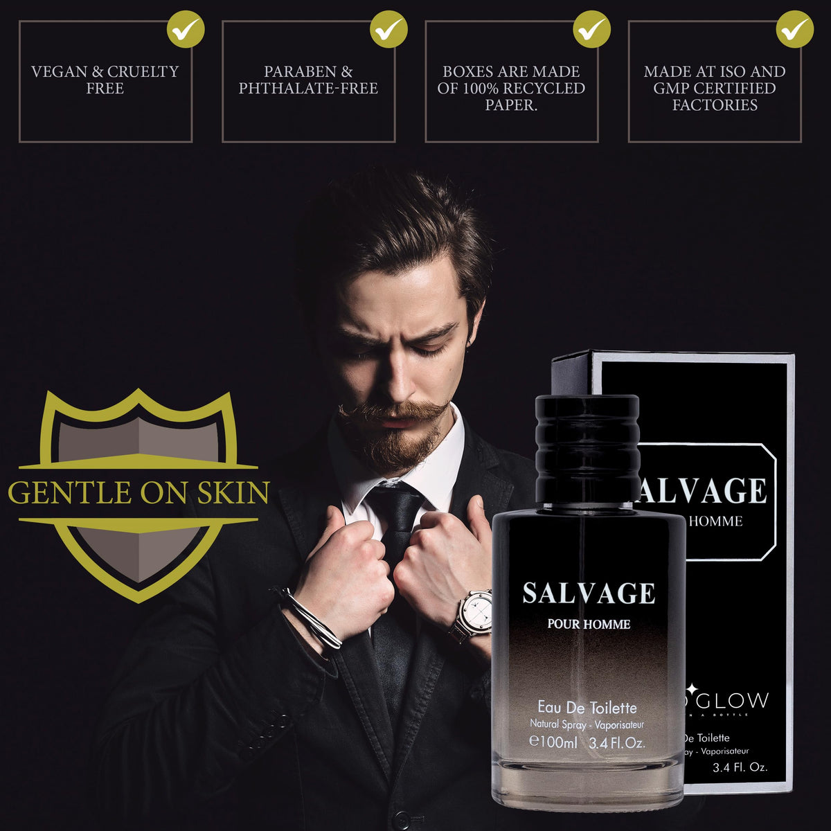 Men's Eau De Toilette Spray 3.4 Oz N3426