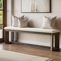 Upholstered Bench with Cushion T7360