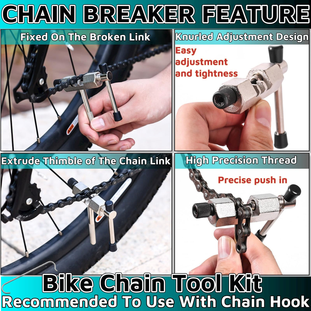 Bike Chain Tool 3 Pcs V698