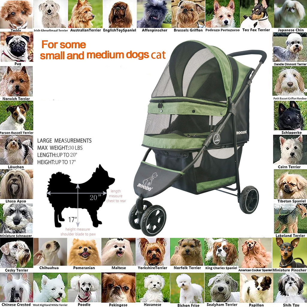 3 Wheel Foldable Pet Stroller S47704