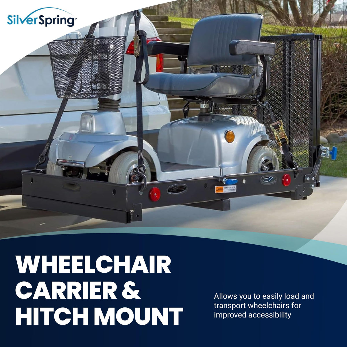 Folding Steel Wheelchair Scooter Carrier Z503