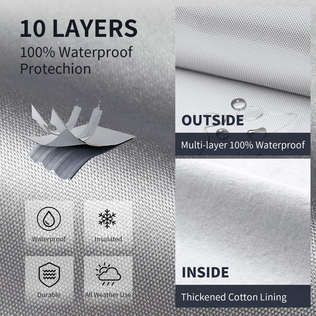 Waterproof Truck Cover with Zipper P990