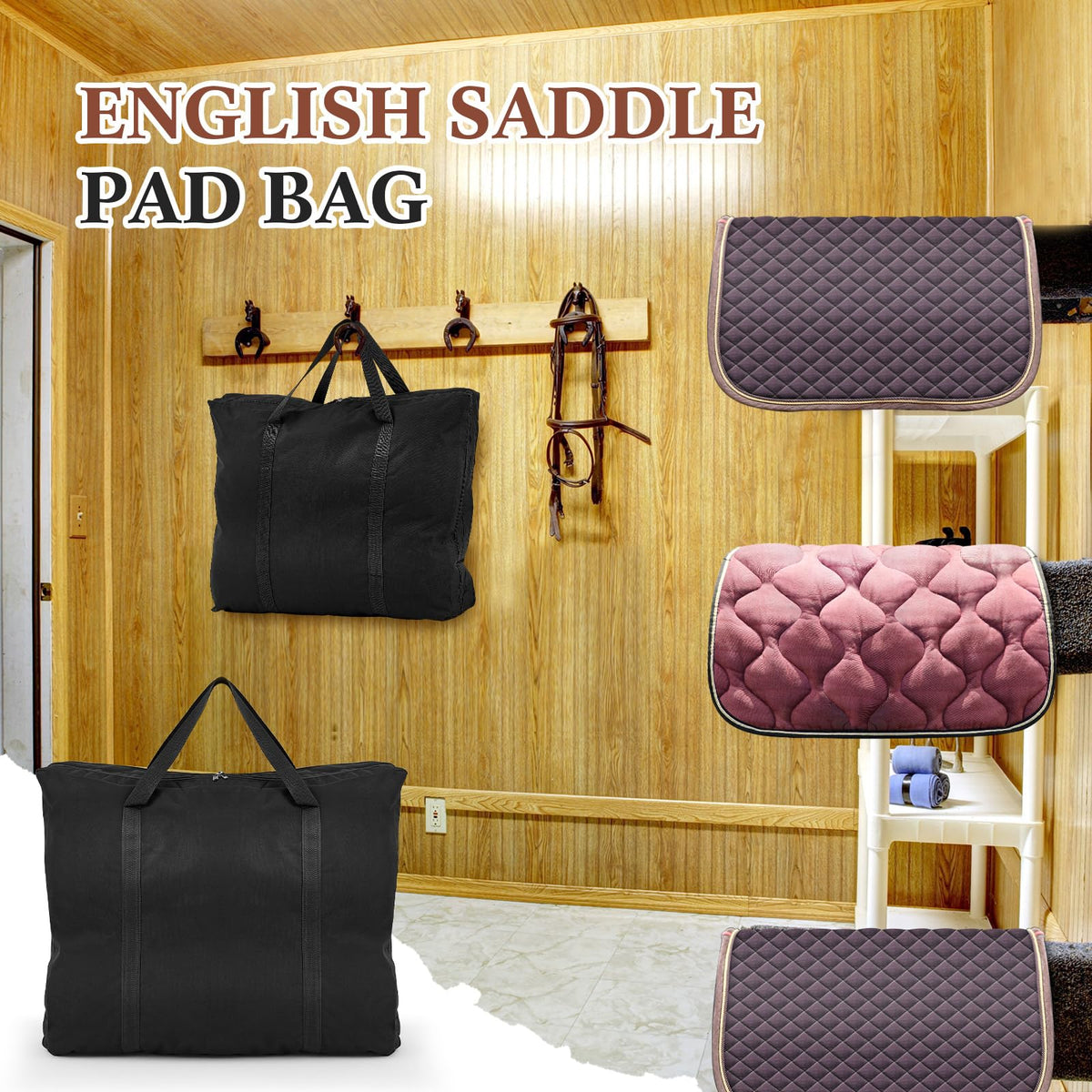 Saddle Pad Bag with Multiple Compartments X670