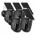 5GHz/2.4G Wireless Outdoor Security Cameras with Solar Panels G6764